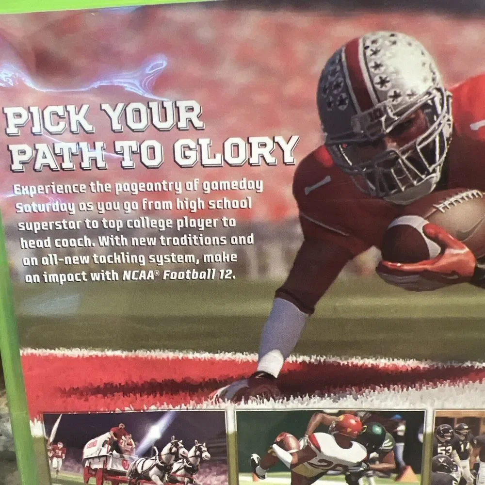 EA Sports NCAA Football 12‎ (for Xbox360, from 2011) USED but TESTED and WORKING